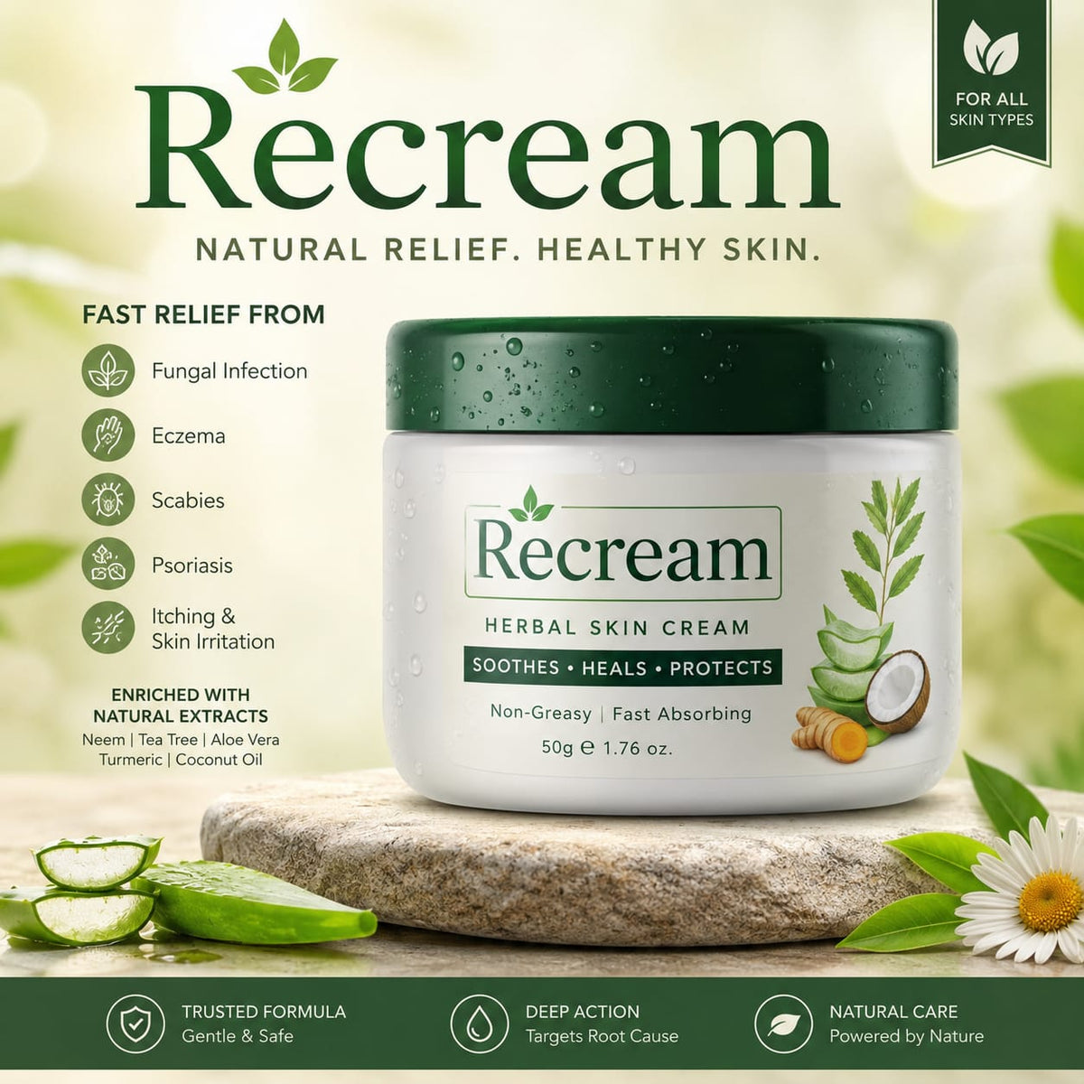 Recream Herbal Skin Cream