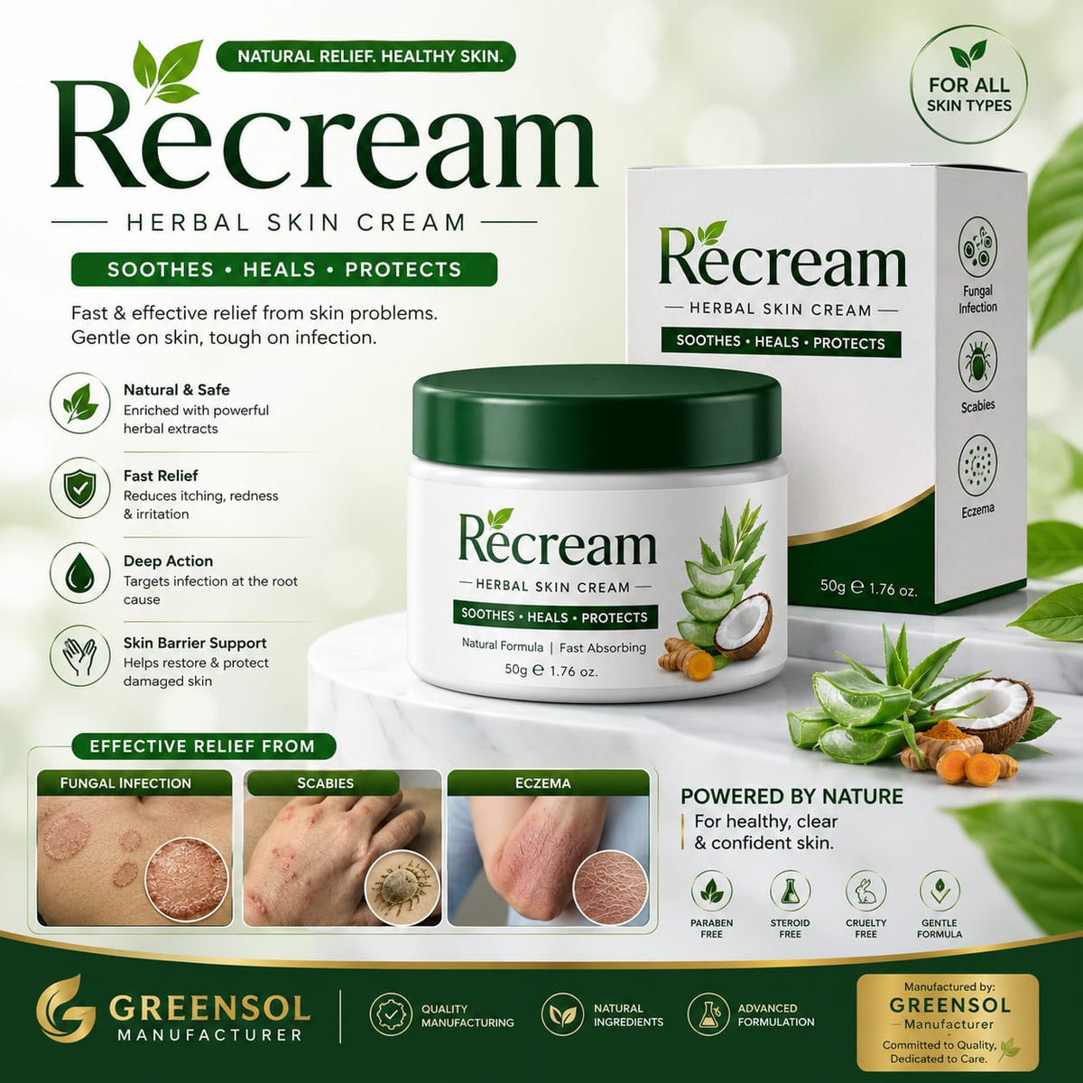 Recream Herbal Skin Cream